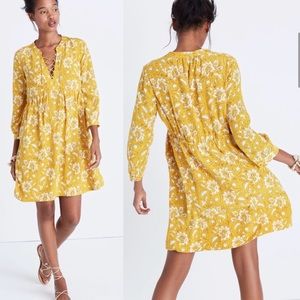Madewell Lace-Up Hendrix Dress